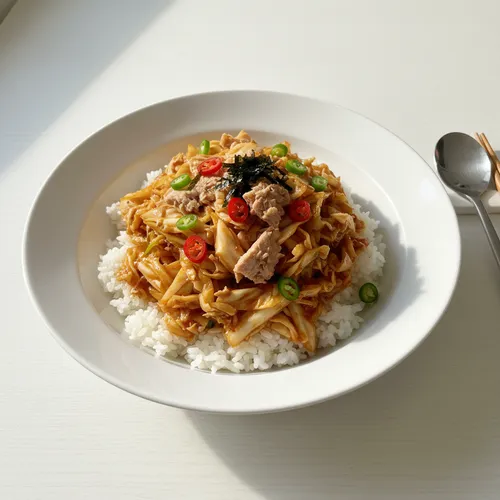 キャベツツナ丼