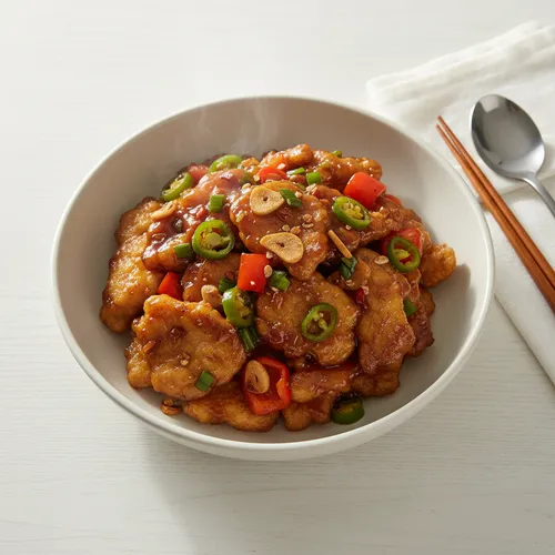 豚肉の甘酢炒め（タンスユク）