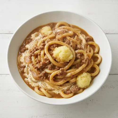 クリームカレーうどん