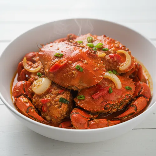 インドネシア風スパイシースイートクラブ：パダンソースのクラブ（Kepiting Saus Padang）