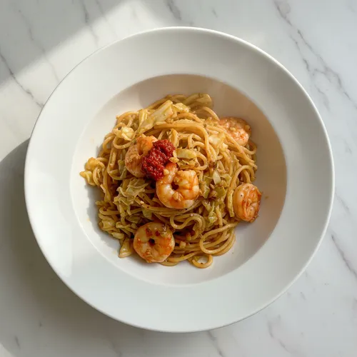 電子レンジで作るワンパンパスタ