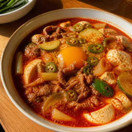 셰프 정호영의 초간단 얼큰 차돌순두부찌개