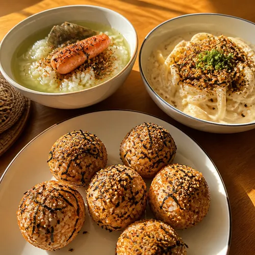 辛いふりかけを使った3つの料理