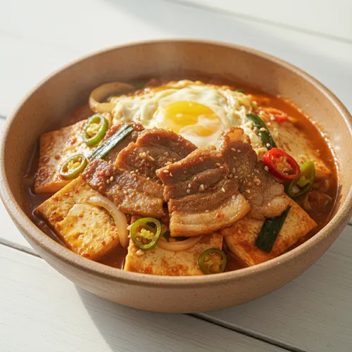 サムギョプサル豆腐の煮物