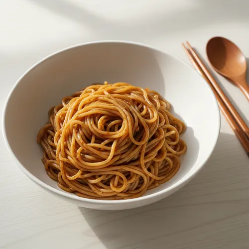 カンジャンククス(醤油かけ麺)
