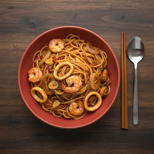 ワンパン ヘジャン パスタ