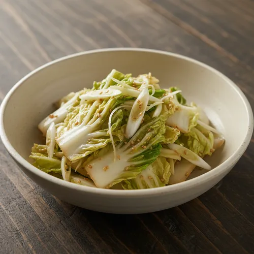 冬のミニ白菜の甘み漬け