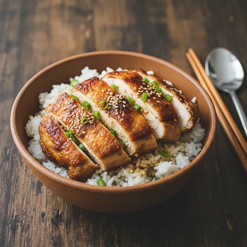 子供に大人気！ローストチキン丼のミールプレップ