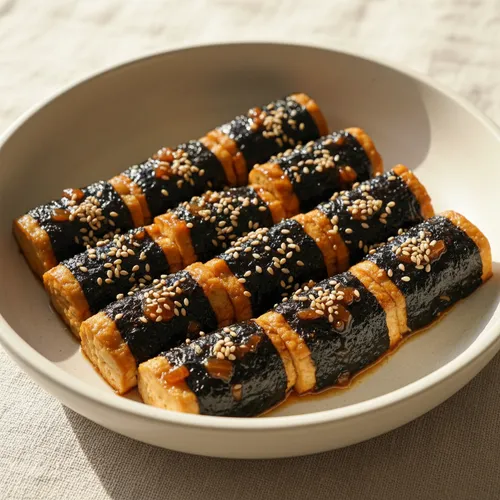 もちもち食感のキム豆腐煮