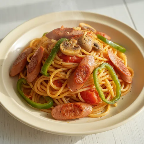 スパイシーナポリタンパスタ
