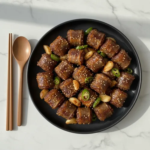 エアフライヤー ニンニクスンデ焼きと秘伝のソース