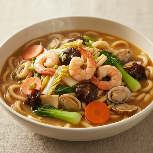 中華風海鮮うどん