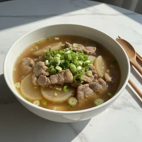 豚肉と大根のスープ