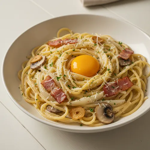 生クリームクリームパスタ