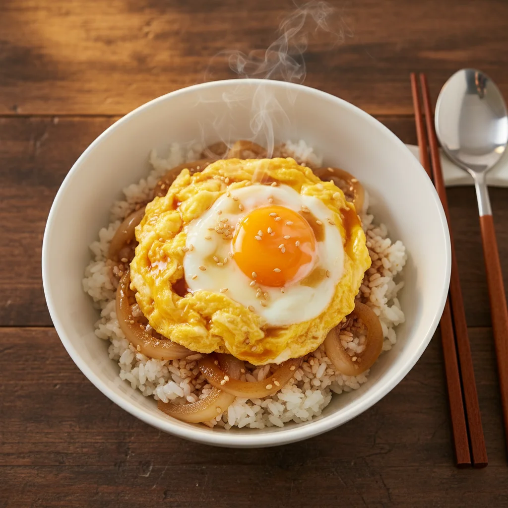 超簡単10分たまご丼