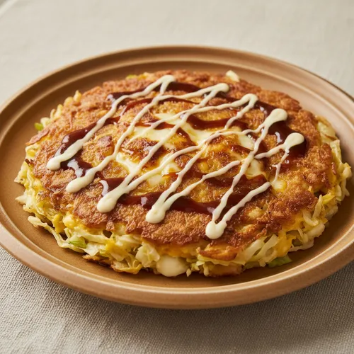 キャベツのお好み焼き風（低カロリー）