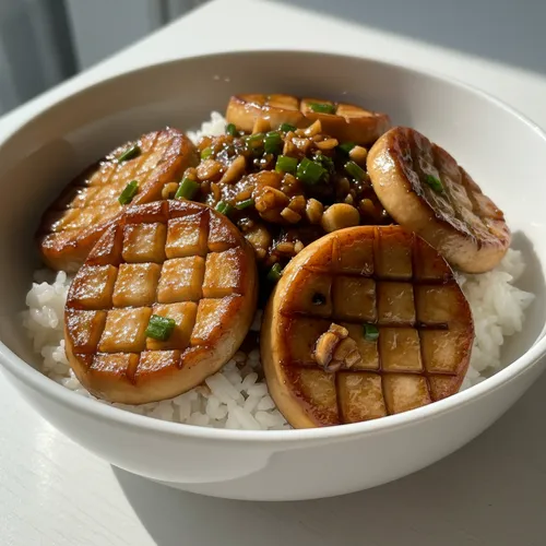 エリンギのっけご飯