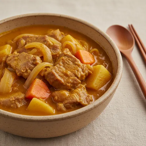 豚もも肉の黄金カレー