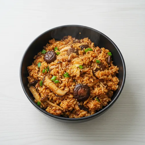 キノコ鍋ご飯