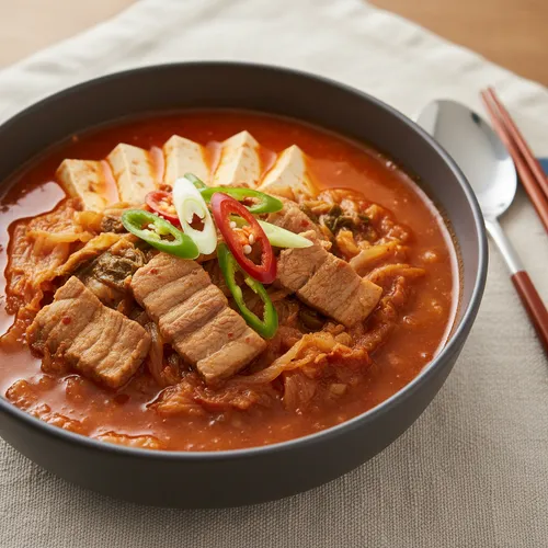 豚肉キムチチゲ