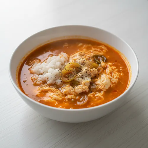ウルクン ケグクパプ（辛い卵スープご飯）