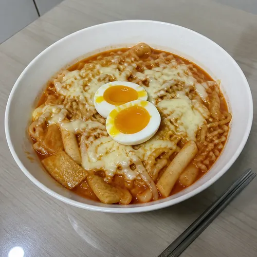 ワンドゥッコン（韓国インスタントラーメン）のスープラボッキ