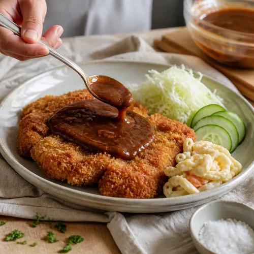 懐かしの洋食風王様とんかつ