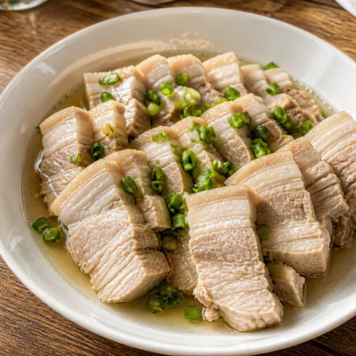 インジャン風ビール豚肉のゆで肉