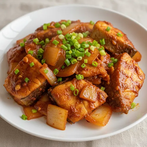 タラのほほ肉のプルコギ