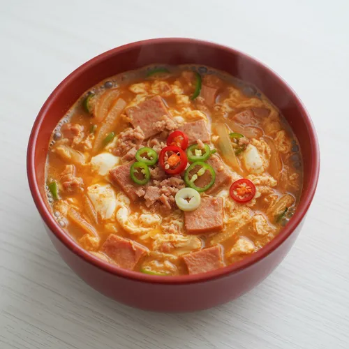 リュ・スヨンの超簡単スパムおぼろ豆腐チゲ