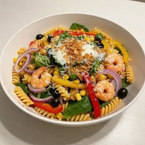 思い出のミズコンテナ風サラダパスタ ミールプレップ