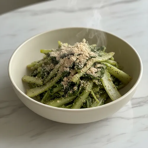春白菜の豆粉蒸し