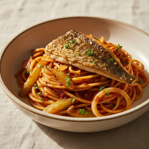 魚のエキススパゲッティ