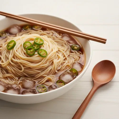 チェ・ファジョンの夏の逸品 めんつゆ醤油そうめん