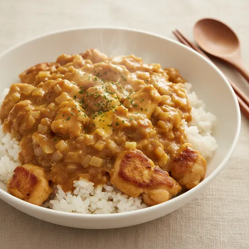 まろやかでコクのあるミルクチキンカレー