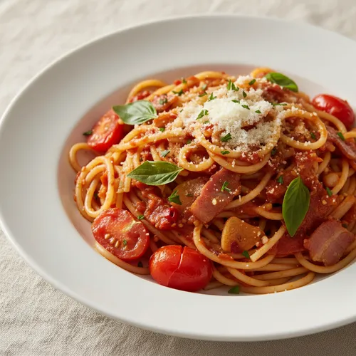 本格トマトのアラビアータパスタ