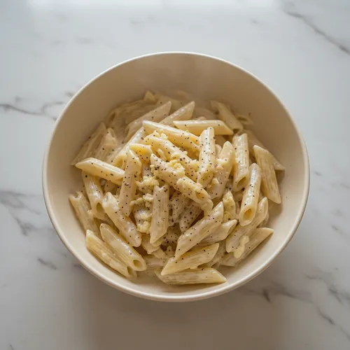ワンパンクリームパスタ