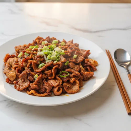 タクシー食堂風豚肉プルコギ