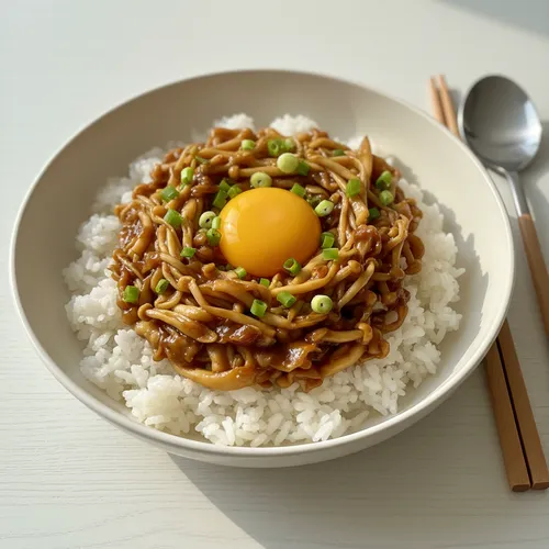 エノキダケの丼
