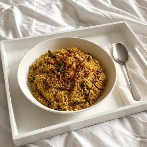 ゴシュルゴシュルなブナ・キチュリ（Bhuna Khichuri）