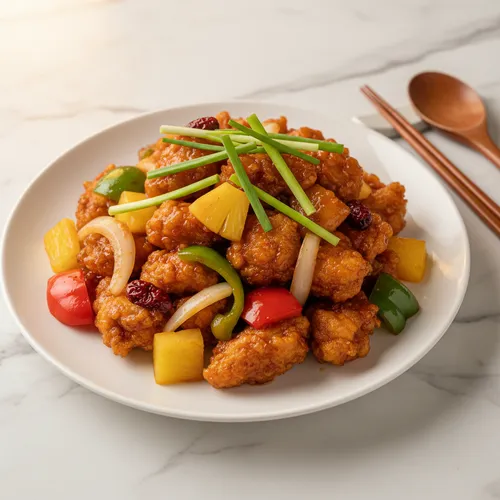 중국식 정통 탕수육 소스로 맛을 낸 광동식 탕수치킨(구로계구)