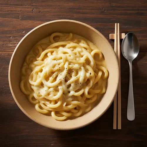 牛乳で作るクリームカレーうどん