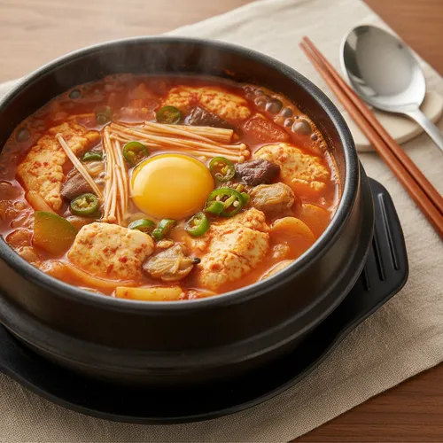 業者用アサリの純豆腐チゲ