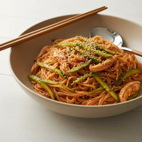 甘酸っぱい低糖コチュジャンビビン麺
