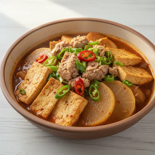 ツナ豆腐煮