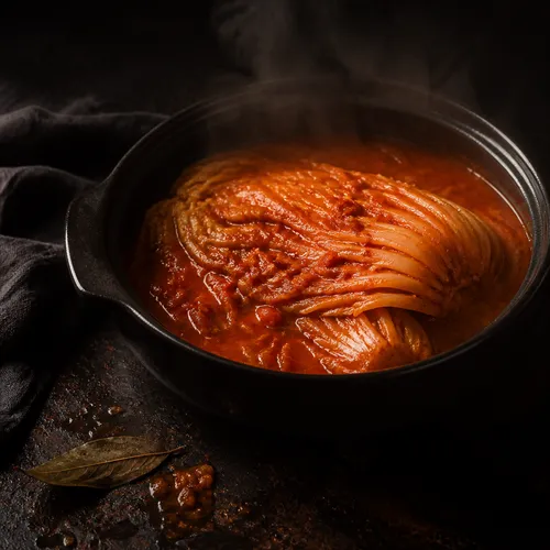 超簡単！肉なしキムチ蒸し