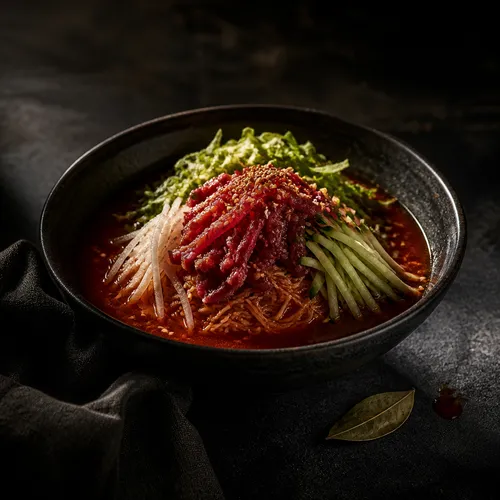 ビビン麺ソースで作る超簡単ユッケムルフェ