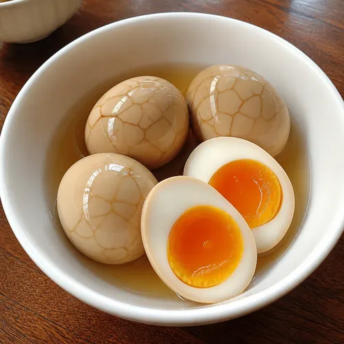 しっとり塩味の半熟味玉