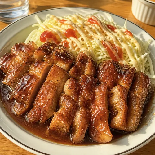 人生レシピに認定！外カリ中しっとり豚肩ロースステーキ「ドンテキ」