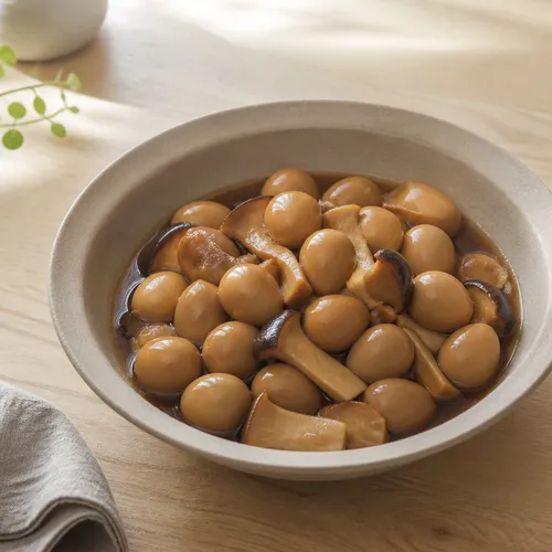 うずら卵とエリンギの煮物